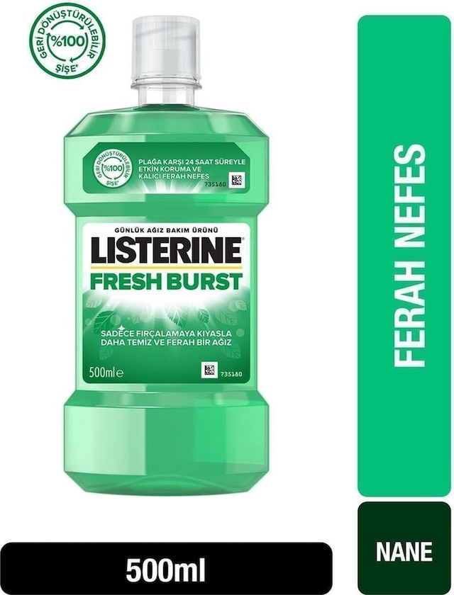 Listerine Fresh Burst Ağız Bakım Suyu 500 ML