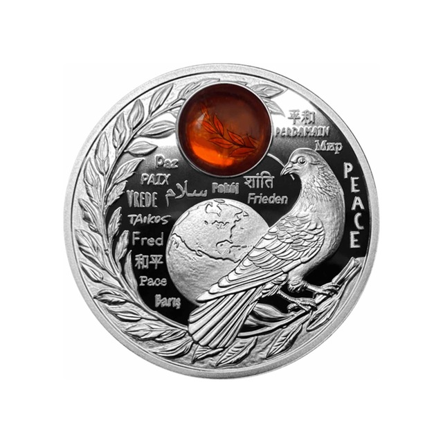 Agakulche Dünya Barışı Gümüş Sikke Coin