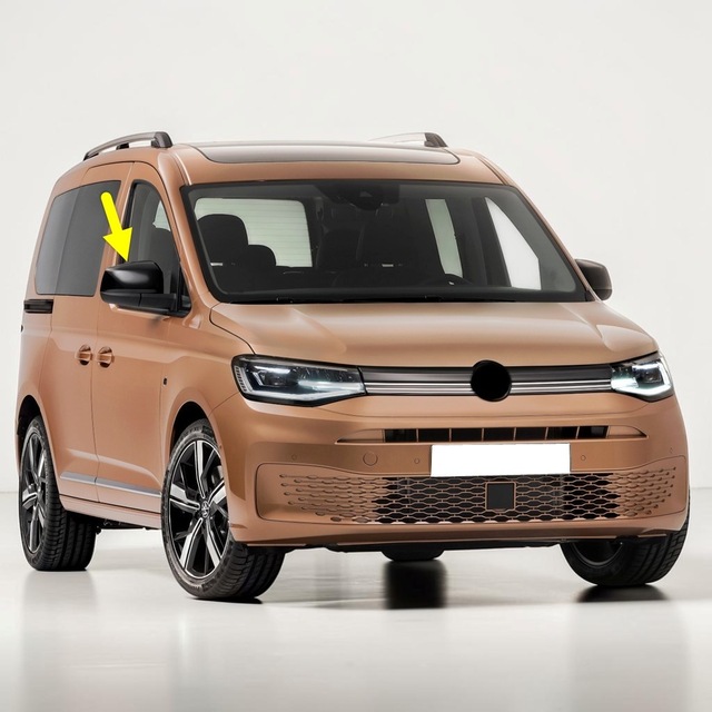 Vw Caddy 2021-2026 Sağ Dış Dikiz Ayna Camı Isıtmalı 2k7857522b