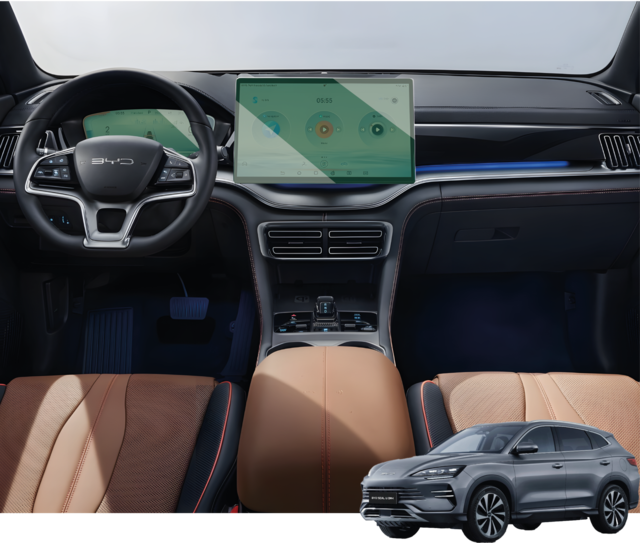 Byd Seal U Hybrid (2024-2026) Uyumlu Multimedya 15.6" ve Gösterge 10.1" Çift Set 9h Nano Ekran Koruyucu