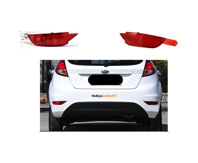 Ford Fiesta Arka Kedi Gözü Reflektör Sağ-Sol Takım 2008-2017