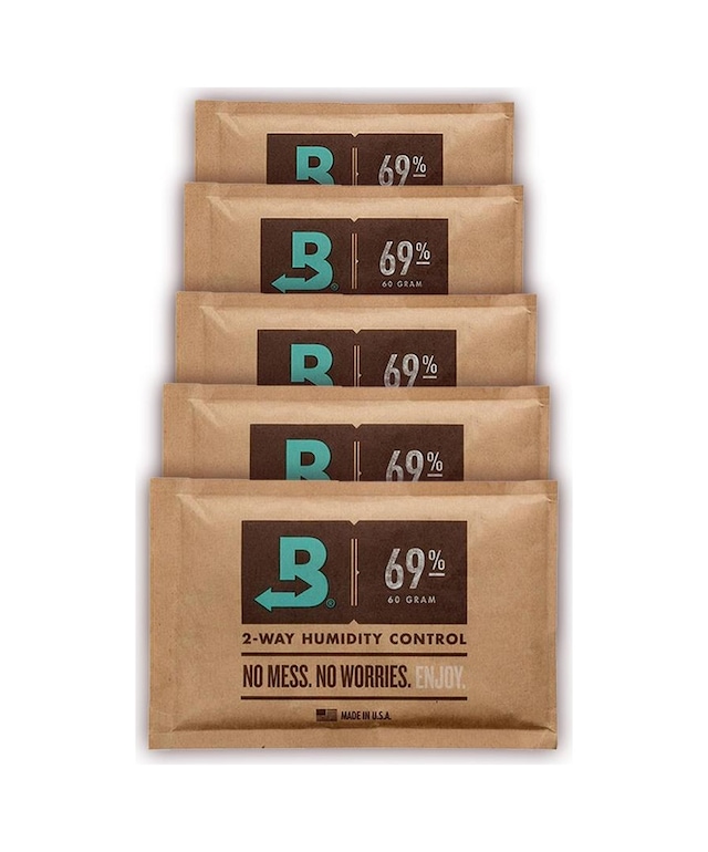 Boveda 69 60g Humidor Puro Kutusu Nemlendirici 5li Eco Paket