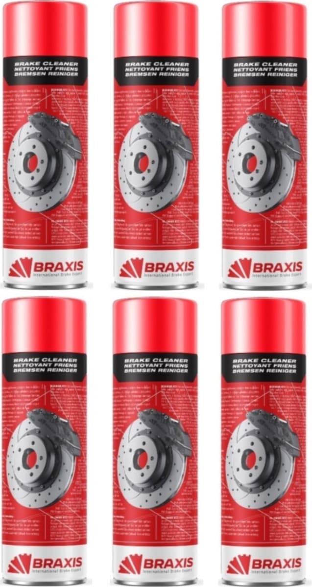 Oto Motto Braxis Fren Balata Spreyi Braxis 500 Ml 6 Adet