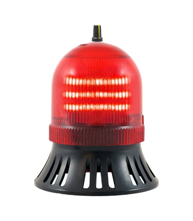 Mesan Ø70 Led Multifonksiyon Ses Ayarlı Tek Ses Siren Kırmızı 110-220vac Ms 478.1.110-220vac