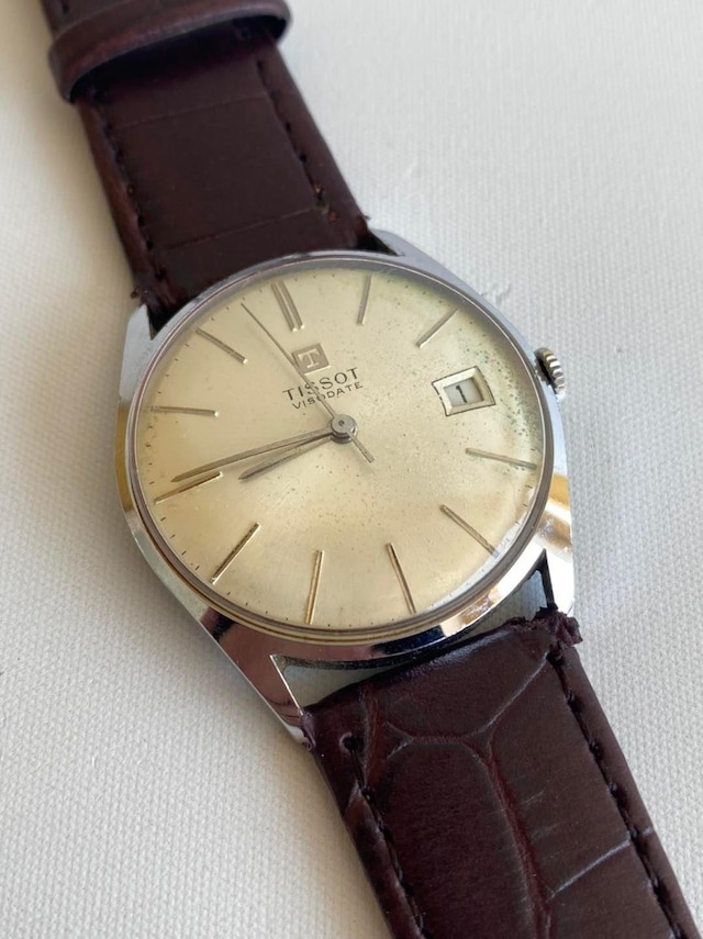 Tissot Visodate 35 mm Deri Kordon Erkek Kol Saati 2. El Teşhir Ürün