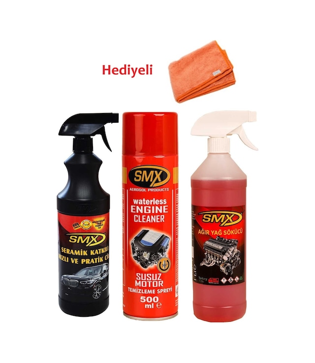 Smx Seramik Katkılı Cila / Susuz Motor Temizleme/ Ağır Yağ Sökücü