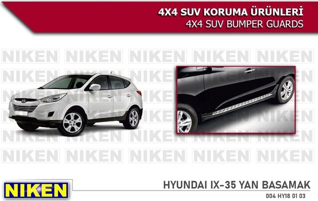 Hyundai İx35 Yan Basamak Koruma Bmw Model 2010+ Oem Tip