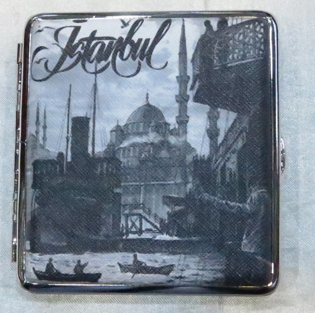 KISA SİGARA İÇİN SİGARA TABAKASI-İSTANBUL TEMALI