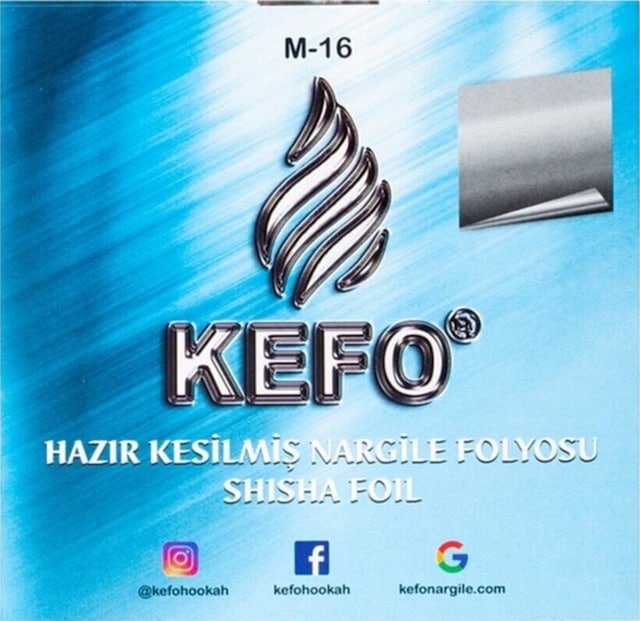 Hazır Kesilmiş Nargile Folyosu 40 Mikron