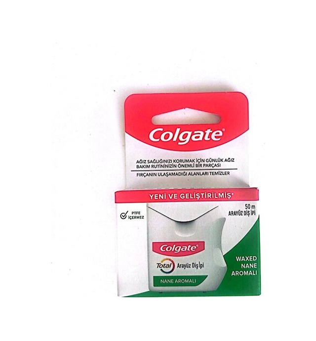 Colgate Total Yeni Ve Geliştirilmiş Diş Eti Sağlığı Arayüz Diş Ipi Nane Aromalı 50 M