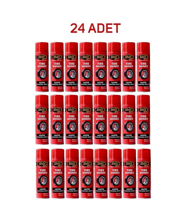 Lastik Parlatma Spreyi 500 Ml 1 Koli 24 Adet