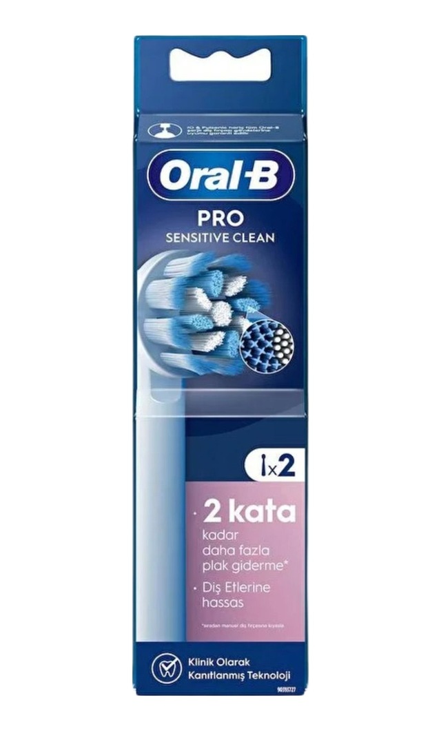 Oral-b Pro Sensitive Clean Diş Fırçası Yedek Başlığı 2'li 2'li Avantaj Paketi Mıchu