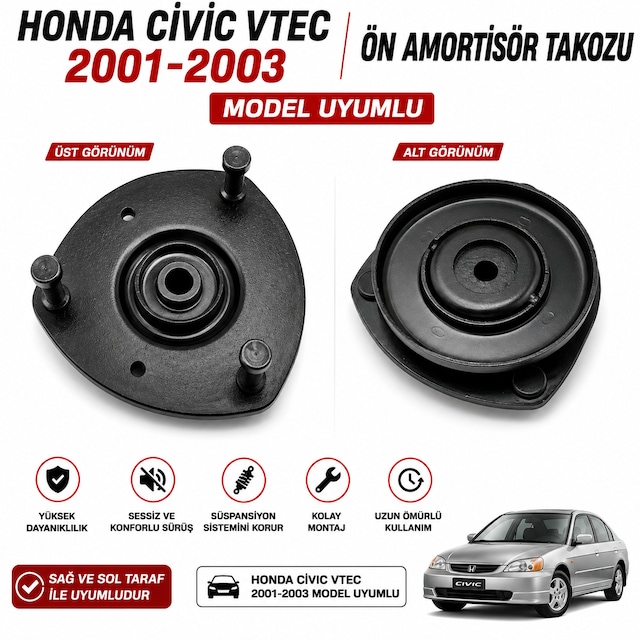 Honda Cıvıc Vtec 2001-2003 Uyumlu Ön Amortisör Takozu