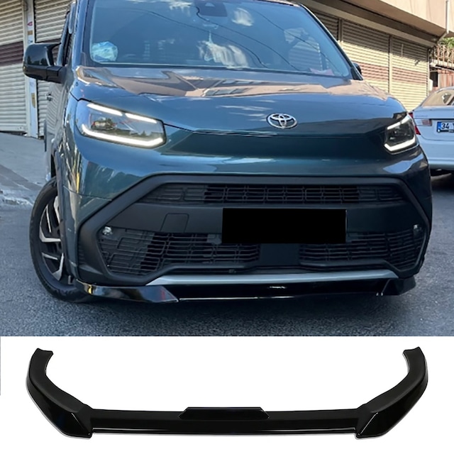 Toyota Proace City Ön Lip Plastik Parlak Siyah Karlık-ön-ek-bodykit 2019-2024