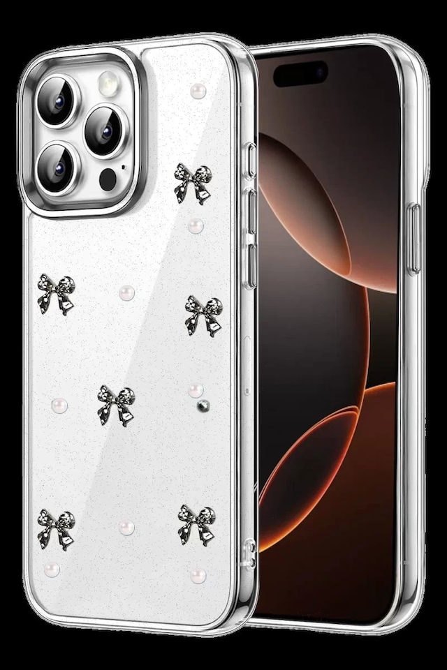 Apple İphone 14 Pro Max Fiyonk Desenli Kapak - Desen 8