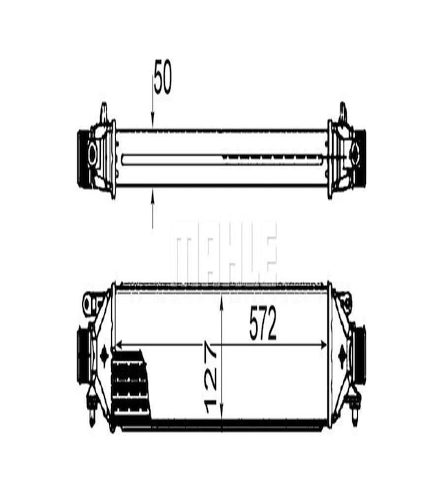 Mahle Cı427000s 8ml376899-131 Turbo Radyatoru Intercooler Fiat: Doblo 1.3 51783791 Wf263979