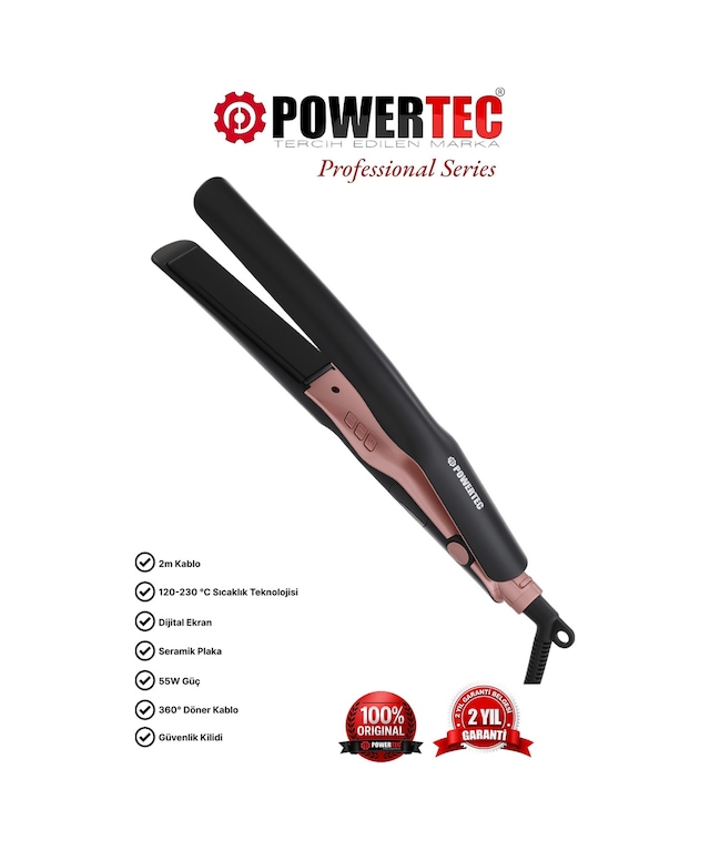 Powertec TR-2810 Seramik Saç Düzleştirici