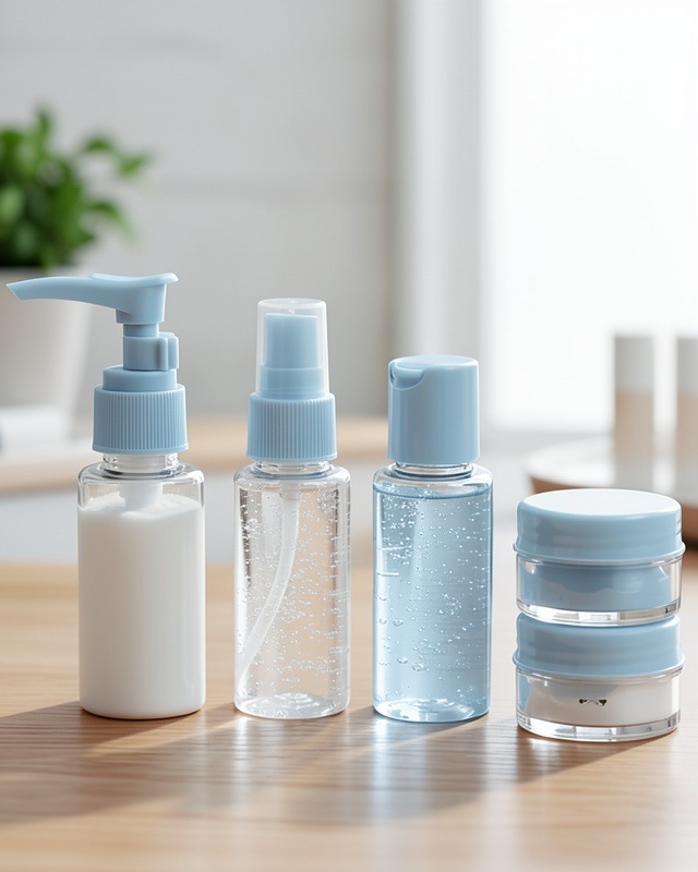 Seyahat Şişesi Seti 5'li Şeffaf Dolum 30 Ml