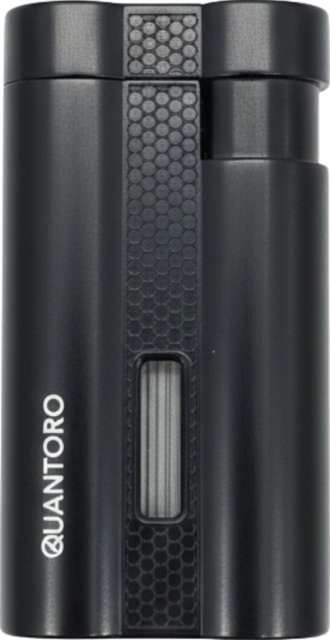 Quantoro 3 Torch Pürmüz Siyah Metal Puro Çakmağı - Trz1018