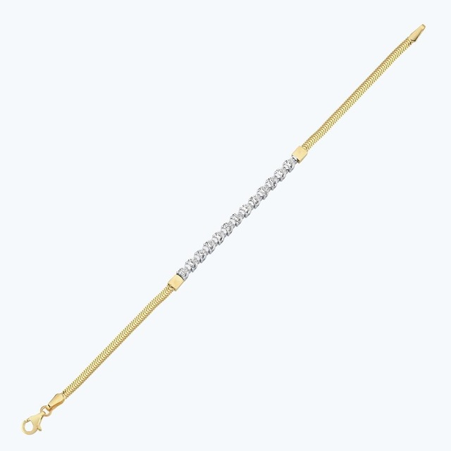 Altınbaş Altın Bileklik Blalg010-25608 Renkli Altın