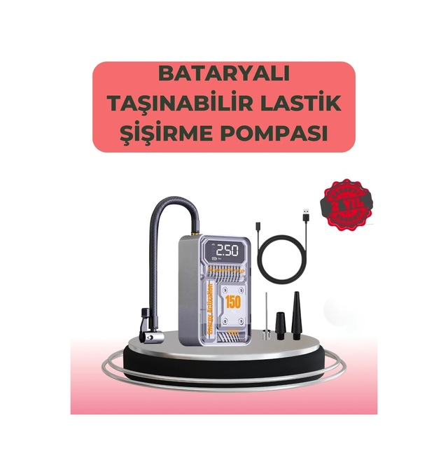 Ers Çok Fonksiyonlu Araç, Bisiklet, Top Uyumlu Elektrikli Hava Pompası