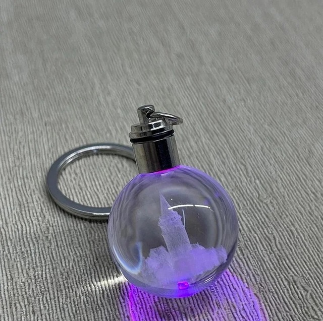 Ers Ledli Galata Kulesi Tasarımı Kristal Anahtarlık Tcx3780