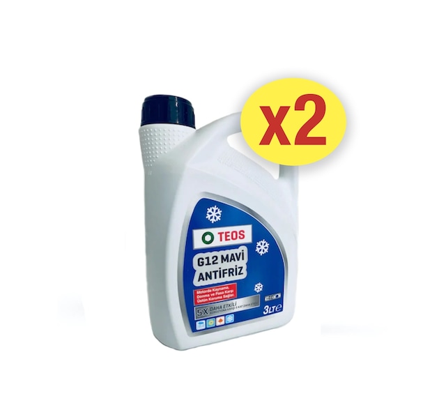 2 Adet Antifriz Mavi Teos