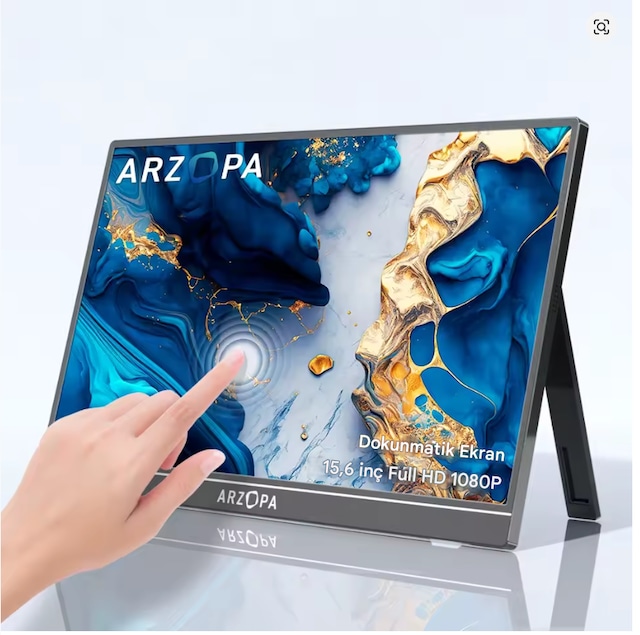Arzopa A1 T 15.6" Full Hd 60hz Ips Ultra İnce Dokunmatik Taşınabi