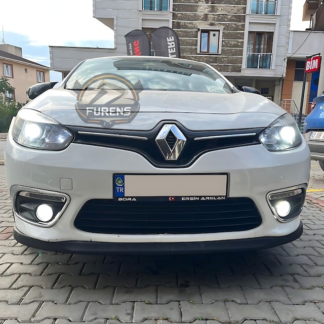 Renault Fluence 2009-2012 Uyumlu H Lip Esnek Ön Lip 2 Parça Karlık Ön Ek Tampon Altı Dill