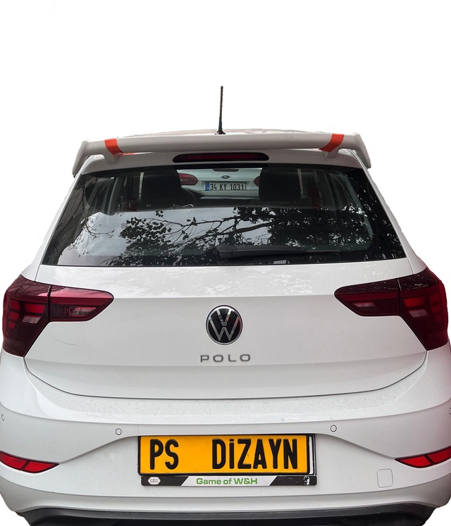 Volkswagen Polo 2010-2022 Üniversal Boyasız Plastik Spoiler