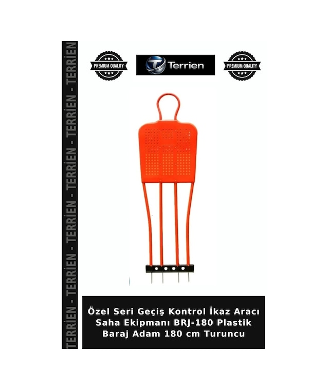Özel Seri Geçiş Kontrol İkaz Aracı Saha Ekipmanı Brj-180 Plastik Baraj Adam 180 Cm Turuncu
