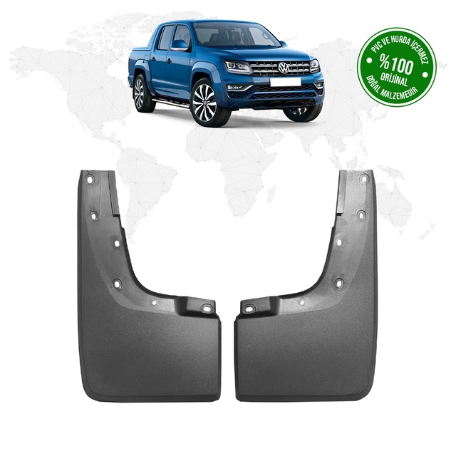 Volkswagen Amarok 2011 - 2020 Model Ön 2'li Paçalık Çamurluk - T