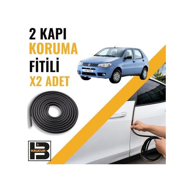 Fiat Palio 2.nesil Kapı Koruma Fitili-iki Kapı-siyah-bm1254