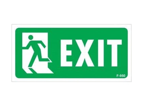 Buradabulabilirsin Exit Sol Uyarı Levhası 17,5x25 Kod:950 Nl