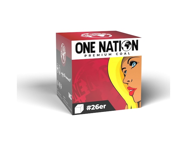 One Nation 26mm Nargile Kömürü 1 Kg
