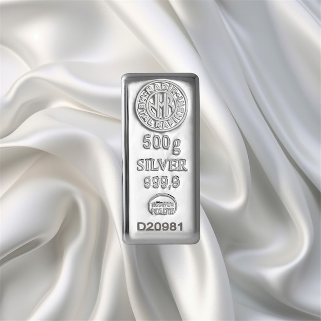 500 Gr Nadir Gümüş Külçe