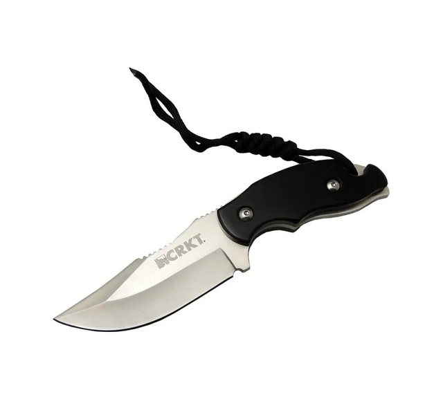 Crkt Civet 2805 Wy Tırtıklı Kamp Bıçak 18 Cm - Plastik Sap, Kılıflı, İpli 972e3