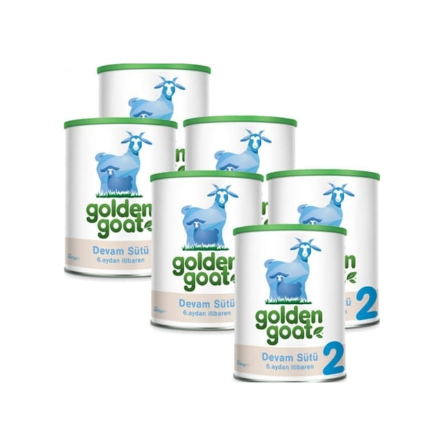Golden Goat 2 Keçi Sütlü Devam Sütü 400 G - 6 Adet