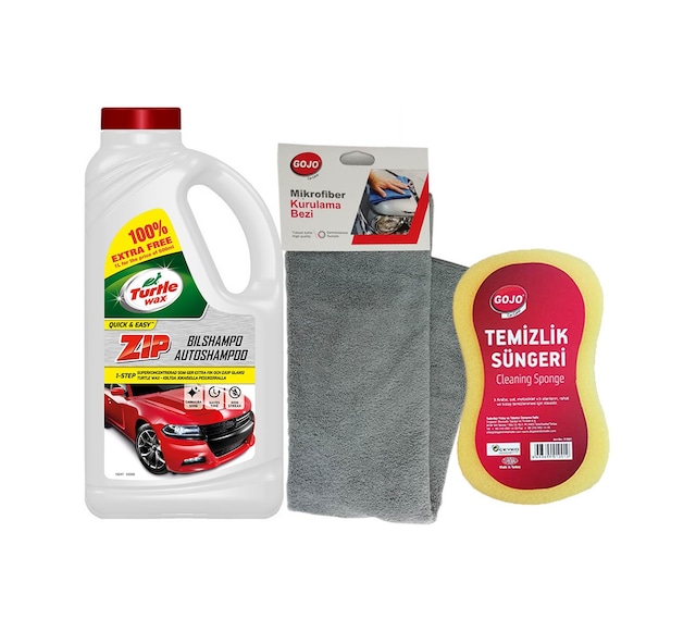 Turtle Wax Zip Wax Cilalı Oto Yıkama Şampuanı 60 Yıkama 1 L Yıka