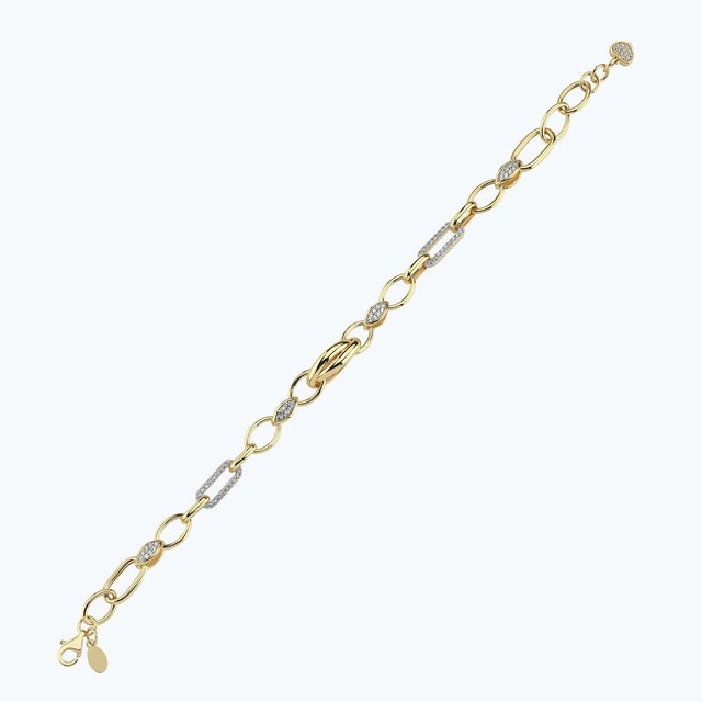 Altınbaş Altın Zincir Bileklik Blls0163-24839 Renkli