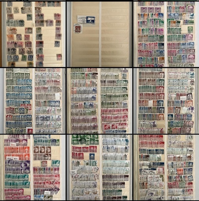 Almanya Pul Koleksiyonu Albümü 2680 Adet - Yabancı Pul 009 Teşhir Ürün