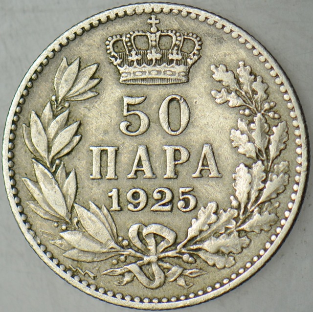 Yugoslavya Krallığı 50 Para 1925.