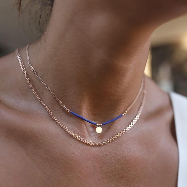 Lapis Lazuli Ve Hasır Kombin