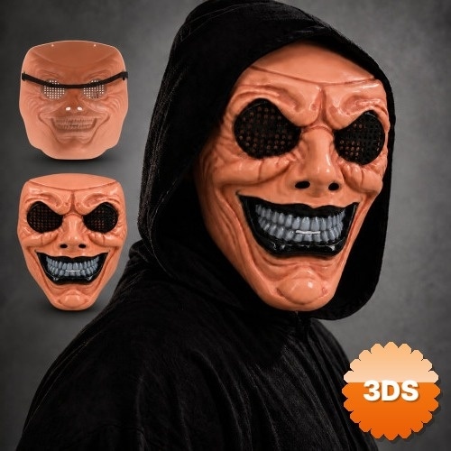 Siya H Ağız Ve Beyaz Diş Detaylı File Gözlü Maske
