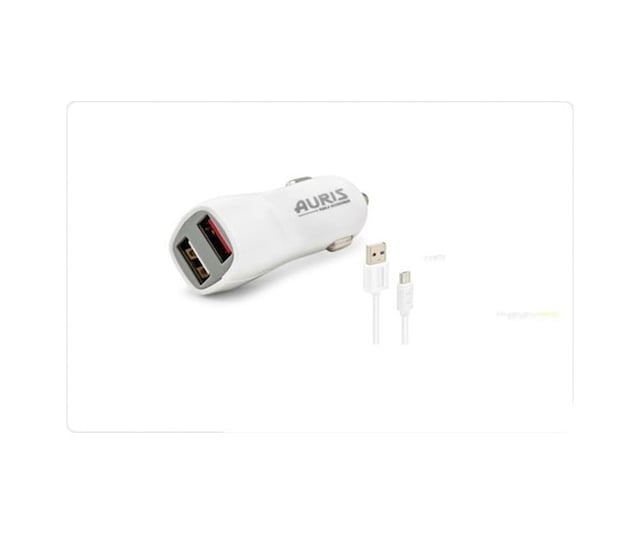 Auris Ars-cr01 2.4a Micro Usb 2li Giriş Araç Şarj Başlığı Ve Kabl