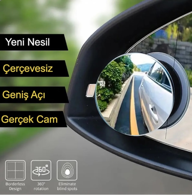 GD24 Cam Oto Kör Nokta Aynası 2 Adet