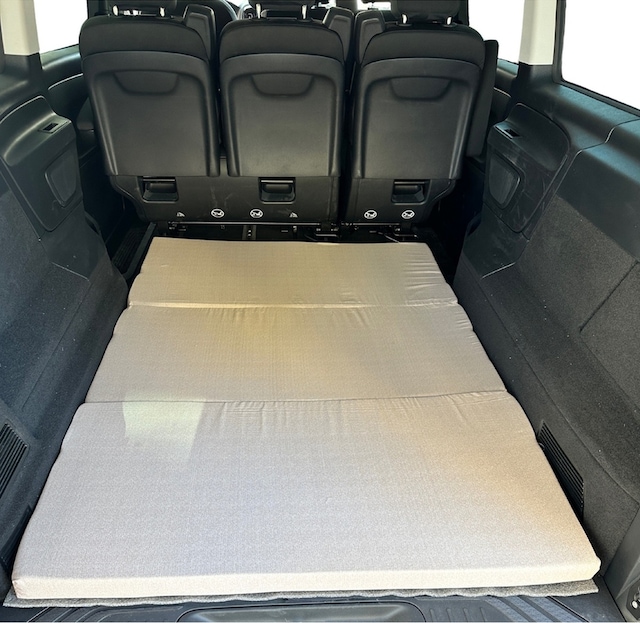 Araç Yatağı Sünger Katlanabilir Oto Yatağı Üniversal 120x180x6 Cm-tesla Ve Birçok Modele Uygun-krem
