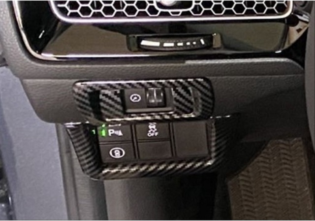 Honda Civic Uyumlu Kontrol Panel Kaplaması Karbon 2022+