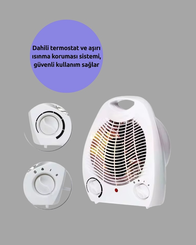 Fanlı Elektrikli Isıtıcı - Lisinya