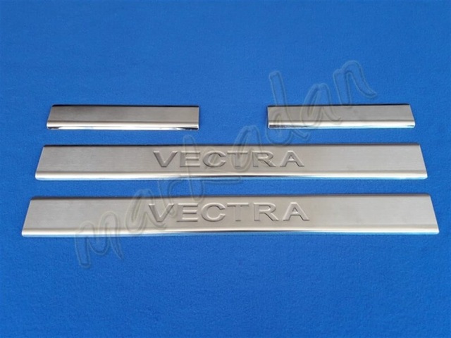 Opel Vectra C Krom Kapı Eşiği 2002-2009 4 Parça Paslanmaz Çelik N11.4140